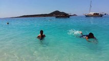 Kaputaş Beach in kaş at Antalya province of Turkey