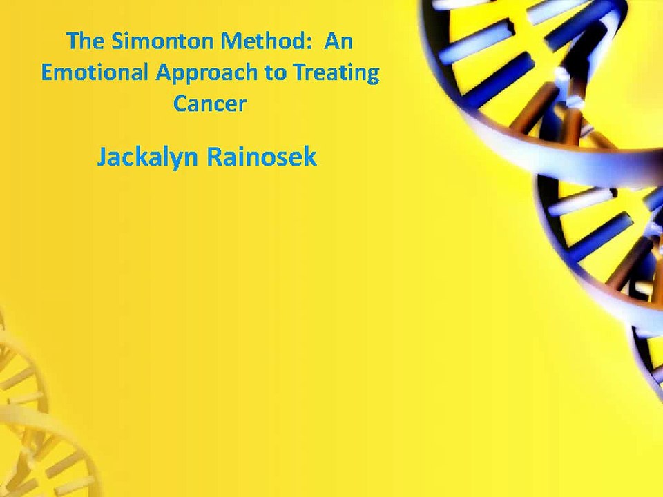 Jackalyn Rainosek - An Emotional Approach to Treating Cancer