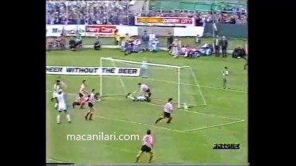 13.09.1989 - 1989-1990 European Champion Clubs' Cup 1st Round 1st Leg Derry City FC 1-2 Benfica