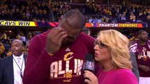 LeBron James Postgame Interview Game 2 Raptors vs Cavaliers May 19, 2016 2016 NBA Playoffs