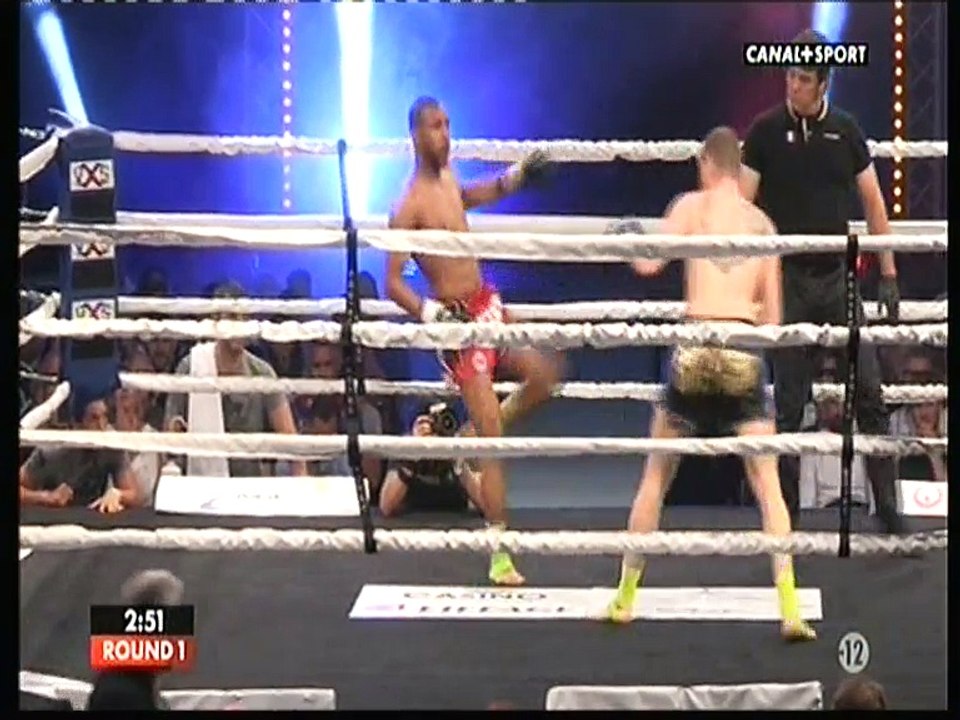 Yannic REINE vs Mikaël PEYNAUD Cavalaire Kickboxing Show 28.5.2016