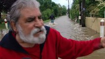 INONDATIONS: routes coupées, maisons sinistrées, école évacuée