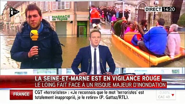 EN DIRECT - Intempéries: La maire de Nemours, en Seine-et-Marne, annonce l'évacuation totale du coeur de la ville