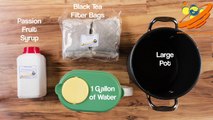 Passion Fruit Black Iced Tea Bubble Tea Recipe by Bubble Tea Supply