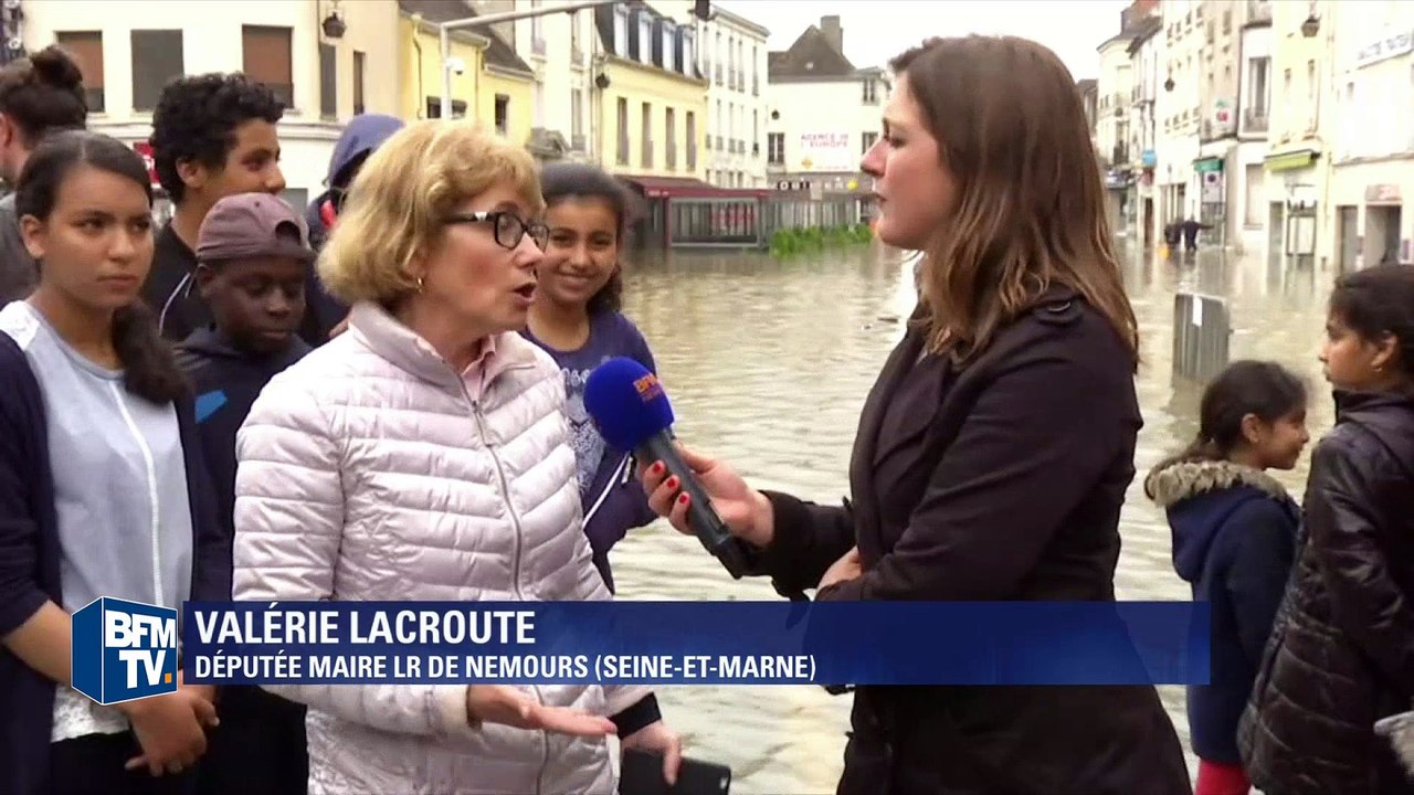 Inondations: la maire de Nemours appelle à "la solidarité des habitants"