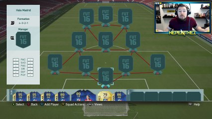 REAL MADRID CHAMPIONS LEAGUE WINNERS - FUT 16 Squad Builder World 2016