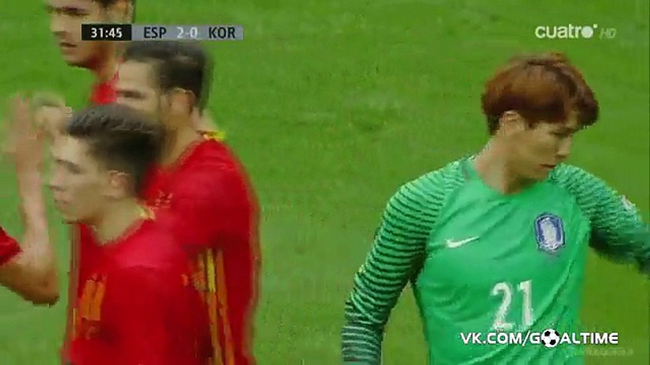 Cesc Fabregas Goal HD - Spain 2-0 South Korea - 01-06-2016