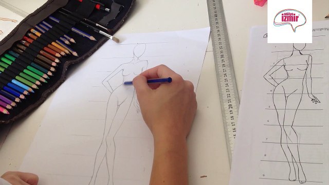 Stilistlik - Moda Figürü Çizim Çalışması