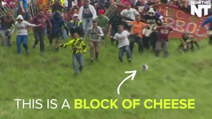 The UK Has A Cheese-Rolling Competition And It's Glorious