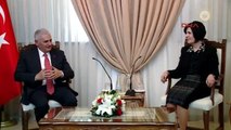 Başbakan Yıldırım, KKTC Meclis Başkanı ile Görüştü