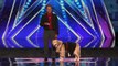 José and Carrie Dancing Dog Shows Her Sweet Moves America's Got Talent 2016 Auditions