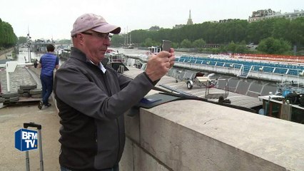 Intempéries: la Seine déborde à Paris