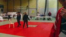 Compétition de judo d'Amandine à Dottignies - Combat 1 - Classement: 1ère - 29/03/2014