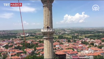 Mimar Sinan'ın ustalık eseri mahyayla süsleniyor