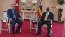 Cumhurbaşkanı Erdoğan, Ugandalı Mevkidaşı Yoweri Museveni ile Görüştü