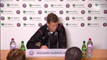 Roland-Garros 2016 - Conférence de presse Tomas Berdych - 1/8
