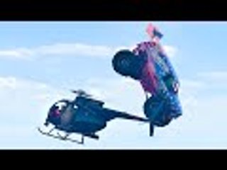 Kwebbelkop | CAR HELICOPTER TAKEDOWN! (GTA 5 Funny Moments)