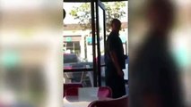 Angry man tried to intimidate muslim women in ice cream shop