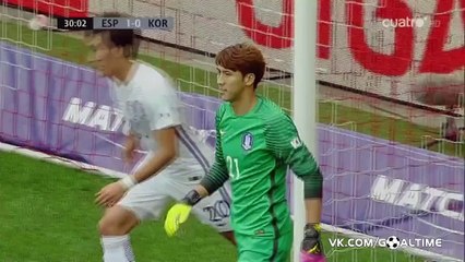 David Silva Goal HD - Spain 1-0 South Korea - 01-06-2016