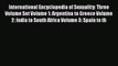 Read International Encyclopedia of Sexuality: Three Volume Set Volume 1: Argentina to Greece