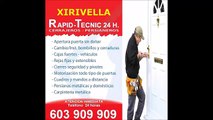Cerrajeros Xirivella 603 909 909 Baratos