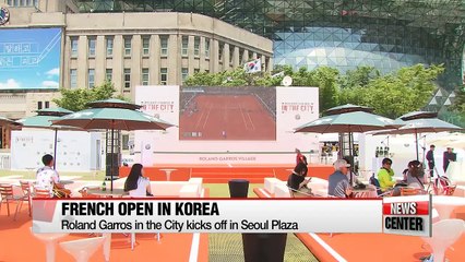 Roland Garros in the City kicks off in central Seoul