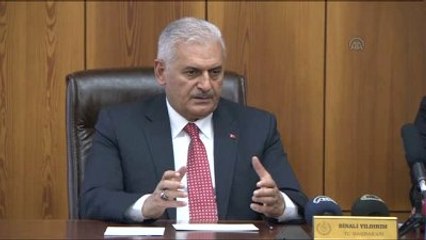 Başbakan Yıldırım ve KKTC Başbakanı Özgürgün'ün Basın Toplantısı (2)