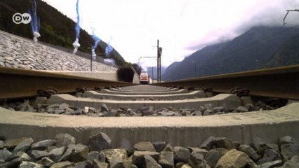 Dünyanın en uzun demiryolu tüneli açıldı