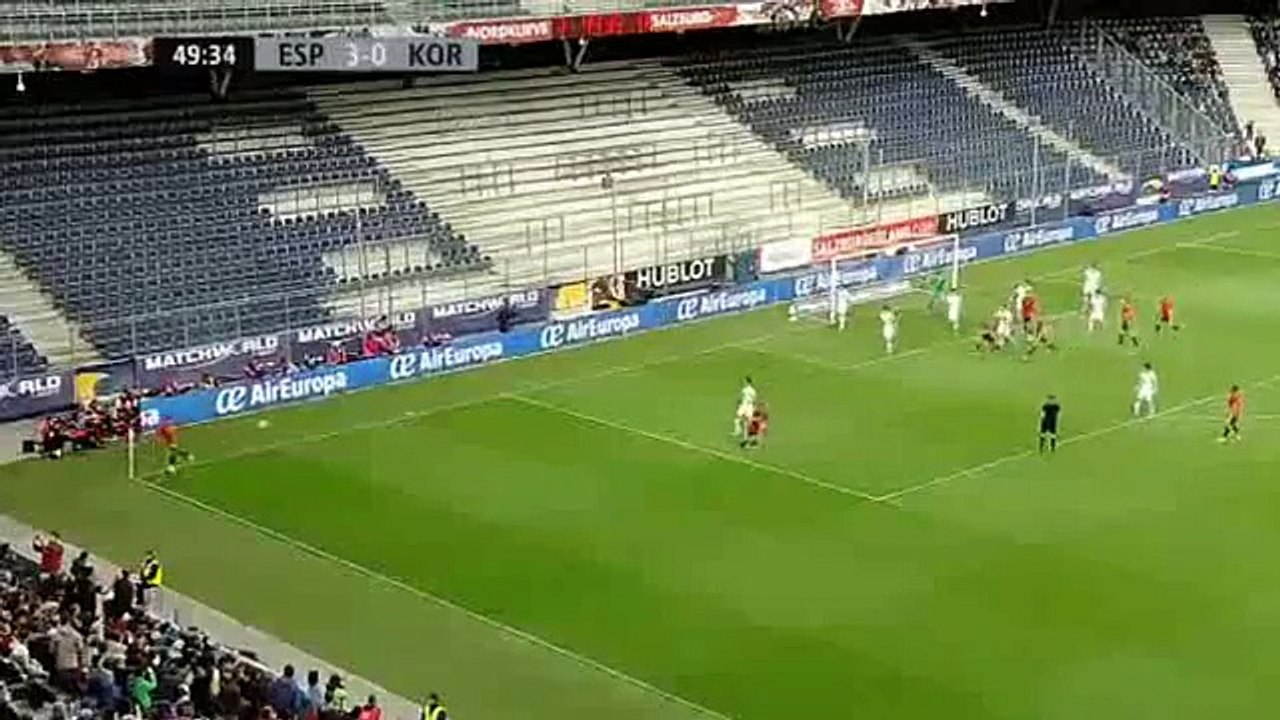 Alvaro Morata Goal 4-0 Spain vs South Korea
