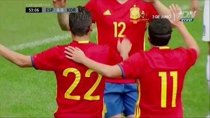 Nolito Second Goal vs South Korea (5-0) HD