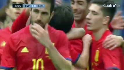 Spain vs South Korea 5-0 EXTENDED Highlights [Friendly] 01 06 2016