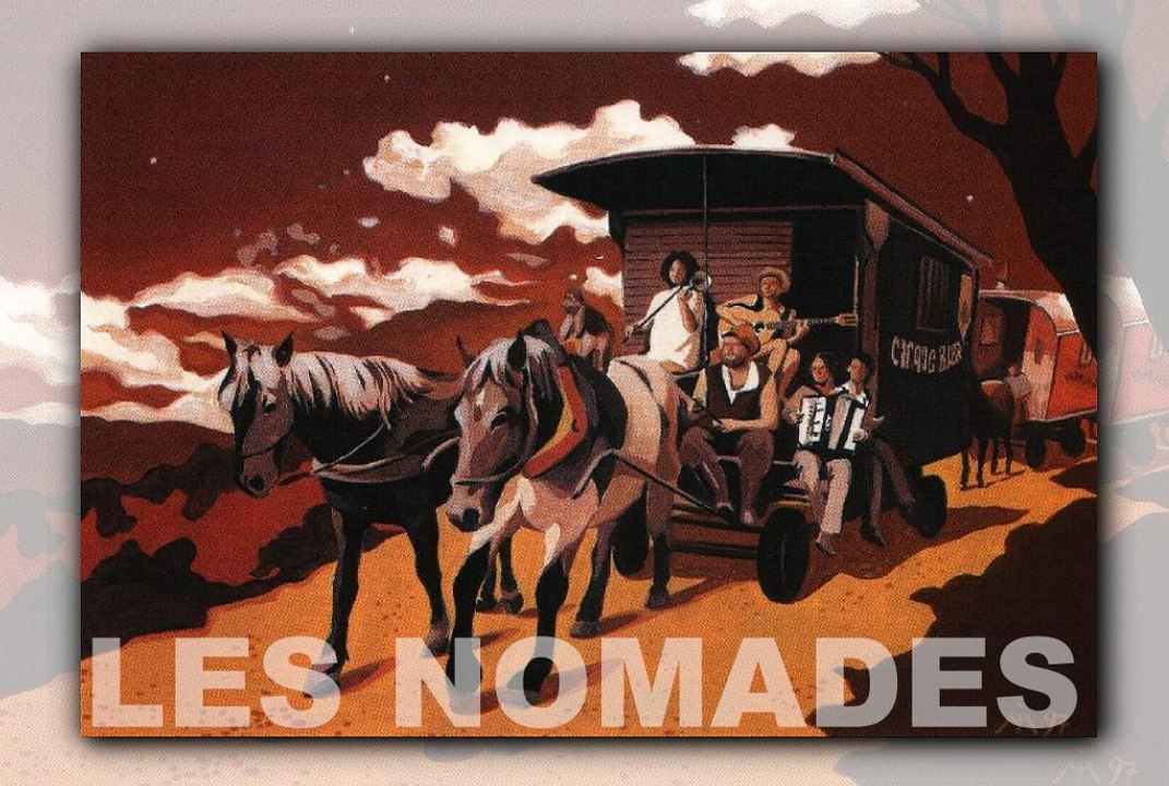 Les Nomades.  Ferrat,Senlis et la guitare des copains d'accord's