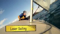 Laser sailing 15  knots GO PRO