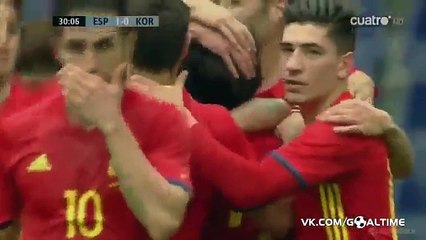 Spain vs South Korea 6-1 All Goals Highlights  01-06-2016 HD