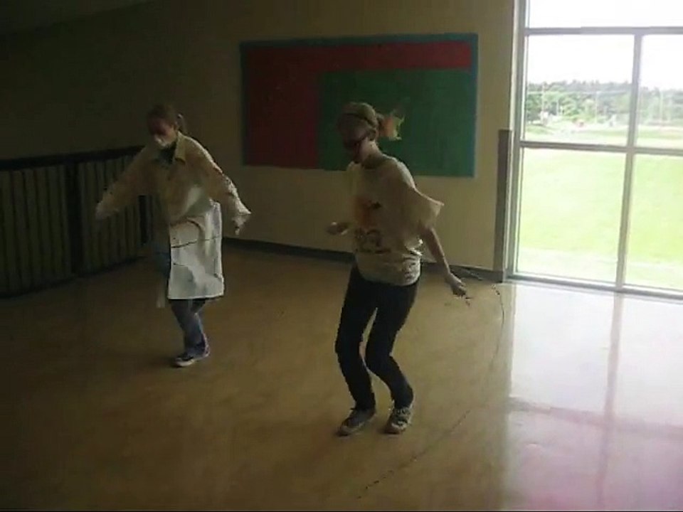 Pig Intestine Jump Rope Competition