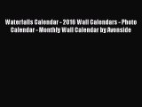 Read Books Waterfalls Calendar - 2016 Wall Calendars - Photo Calendar - Monthly Wall Calendar