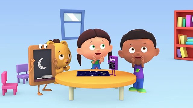 Развивающий мультик Считаем с Полой - цифры для детей. Учимся считать до 11. Фазы луны