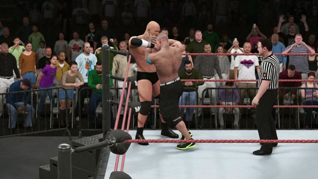 WWE 2K16 stone cold steve austin v john cena