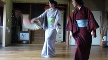 さくら、さくら 日本舞踊の練習　Sakura Sakura Japanese Traditional Dance Practice