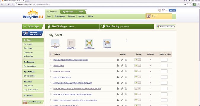 easyhits4u gana referidos