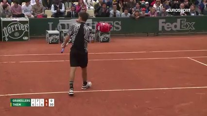 Les temps forts du match Granollers-Thiem