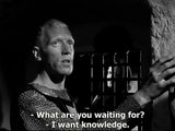 The Seventh Seal, Bergman, 1957   We must make an idol of our fear, and that idol we shall call God