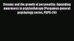 READ book Dreams and the growth of personality: Expanding awareness in psychotherapy (Pergamon