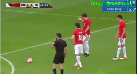 Andre Helland Goal HD - Norway 2-1 Iceland 01.06.2016