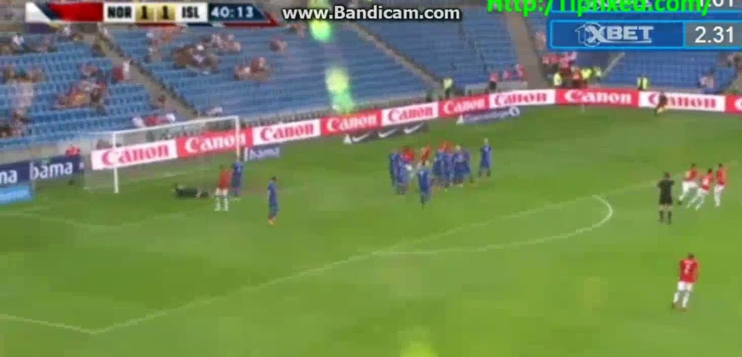 Pal Andre Helland Fantastic GOAAAL - Norway 2-1 Iceland 01-05-2016