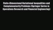 READbookFinite-Dimensional Variational Inequalities and Complementarity Problems (Springer