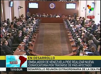 Venezuela pide una nueva reunión del consejo permanente de la OEA