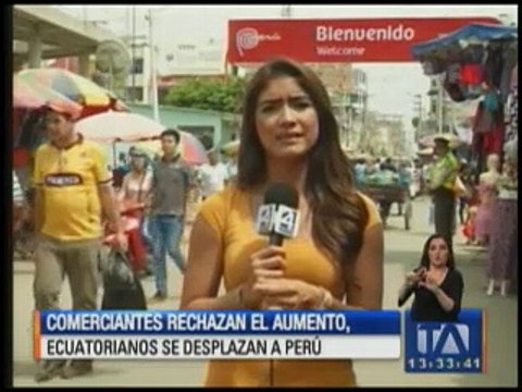 Compradores se desplazan hasta Perú para adquirir artículos
