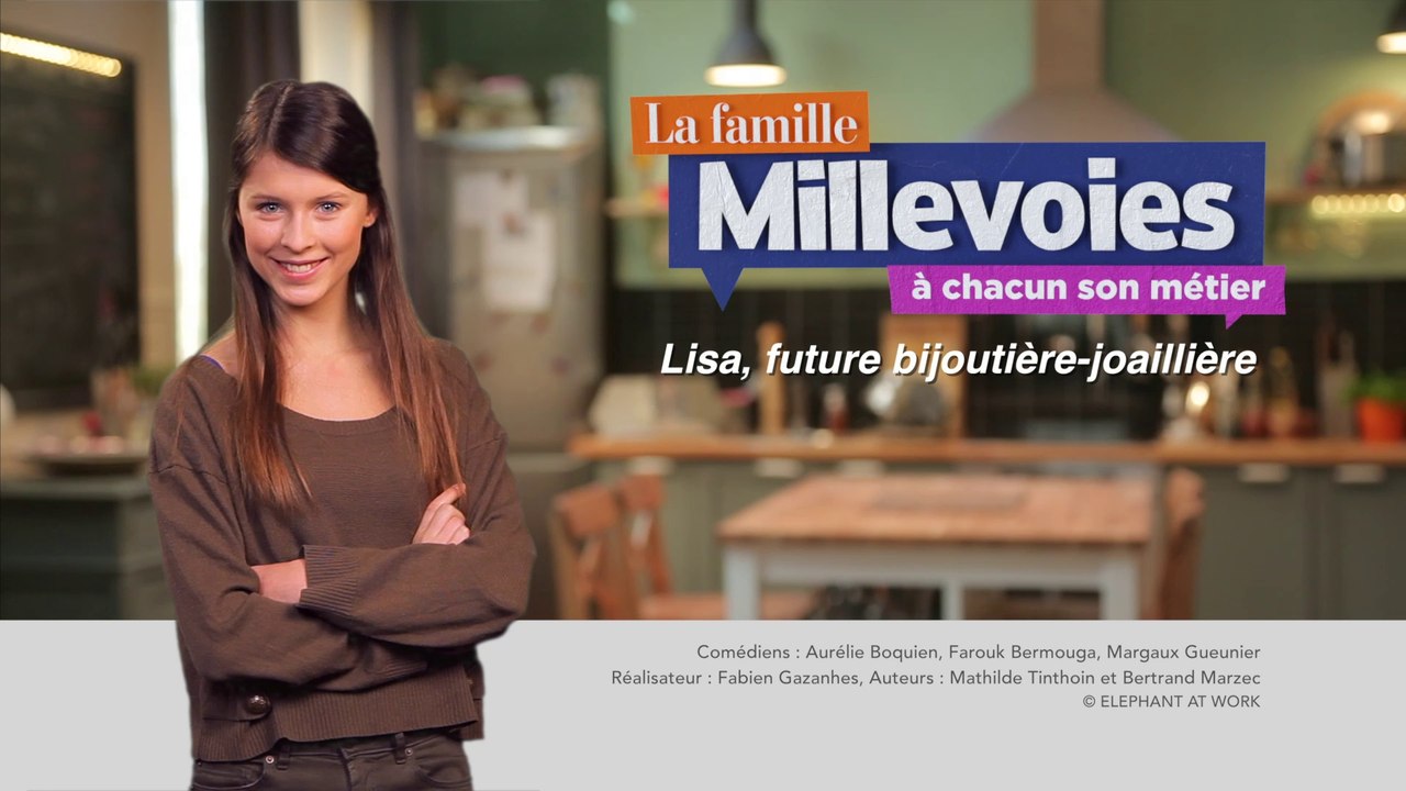 La Famille Millevoies, à chacun son métier : Lisa, future bijoutière joallière