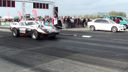 Chevrolet Corvette VTG Turbo Vs. Mitsuibishi Lancer EVO VII